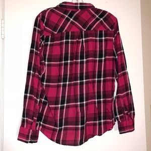 Raspberry Pink Plaid Shirt